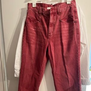 BDG Burgundy Jeans - Urban Outfitters